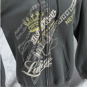 B.B. King Blue Club and Grill “Lucille” Navy Hoodie Women’s Size Small
